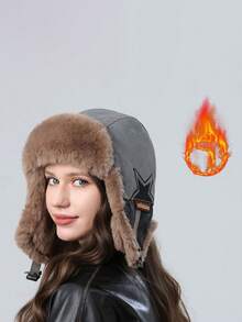 Classic Autumn/Winter Checkerboard Knit Beanie Hat For Women, Korean Fashion Chic, Suitable For Large Head Circumference, Warm Knitted Cap, Versatile Christmas Accessory