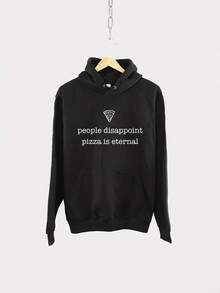 People Disappoint Pizza Is Eternal Food Hoodie,Autumn/Winter Hoodie Autumn Set - 款式23 - 查看 1