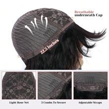 Jerry Curly Human Hair Wigs With Bangs Virgin Human Hair Glueless Scalp Base Top Full Machine Made Wig For Women Brazilian Curly Wigs Natural Color 16 Inch - Black - View 7