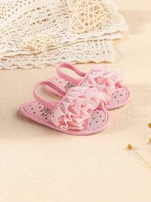 Summer Infant Toddler Sandals, 0-1 Years Old, 5-8-12 Months, Soft Bottom, Cute, Fashionable, Breathable - Pink - View 3
