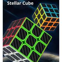 1pc Magic Carbon Fiber Puzzle Cube, Intellectual Toy, 5.6*5.6 Puzzle Cube To Exercise Intelligence And Hands-On Ability, Perfect Birthday/Christmas Gift - Multicolor - View 5