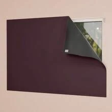 PVC Blackout Panel Curtain, Blocks 100% Of Light, For Living Room, Bedroom, Kitchen, Various Colors - Óxido marrón - Ver 9