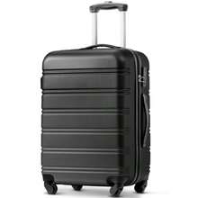 Hard-Shell Suitcase, Rolling Suitcase, Travel Suitcase, Hand Luggage 4 Wheels, ABS Material, 74.5*50.5*31.5, Black - Black - View 1