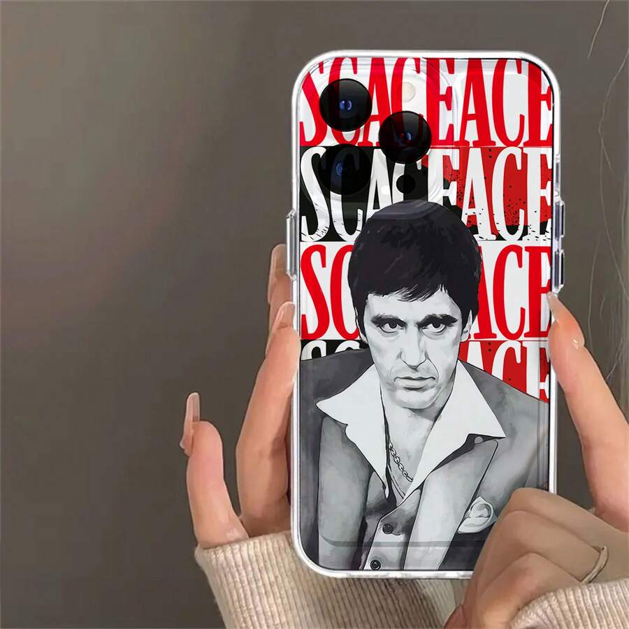 Funda estilo terrorífica compatible con teléfonos , 17, 16 Pro Max, 15 Pro Max, 13 y 12. Fabricada en TPU, ofrece protección contra golpes y caídas. Un regalo perfecto para familiares y amigos, ideal para otoño, Día de Muertos y Halloween. - transparente - Ver 1
