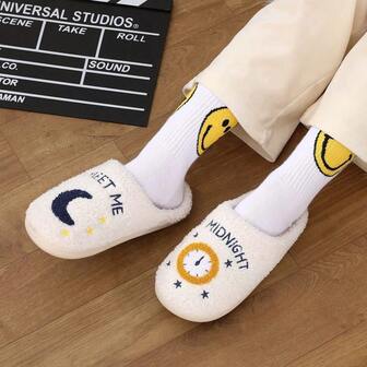 Meet Me At Midnight Merch  Ippers For Swiftee Warm Fuzzy Ippers Cozy House Ippers For Women ...