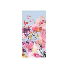 Paquete de 6 pauelos de bolsillo o bolso de diseo de flores silvestres - Flores silvestres - Ver 2