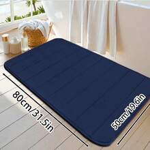 1 Set Of 3 Bathroom Toilet Mat, Non-Slip & Absorbent, Christmas Striped Pattern; 1 Pc Non-Slip Absorbent Bath Mat Set: Bathroom Door Mat, Bathtub Floor Mat, Bedroom Anti-Slip Mat, Washable Carpet, Shower Mat, Outdoor Entrance Mat, Bathroom Accessories, Square Floor Mat, Soft & Comfortable Laundry Room Anti-Slip Small Mat, Small Carpet. 40*50 1PC, 40*60 1PC, 40*50+40*40 2PCS 3PCS