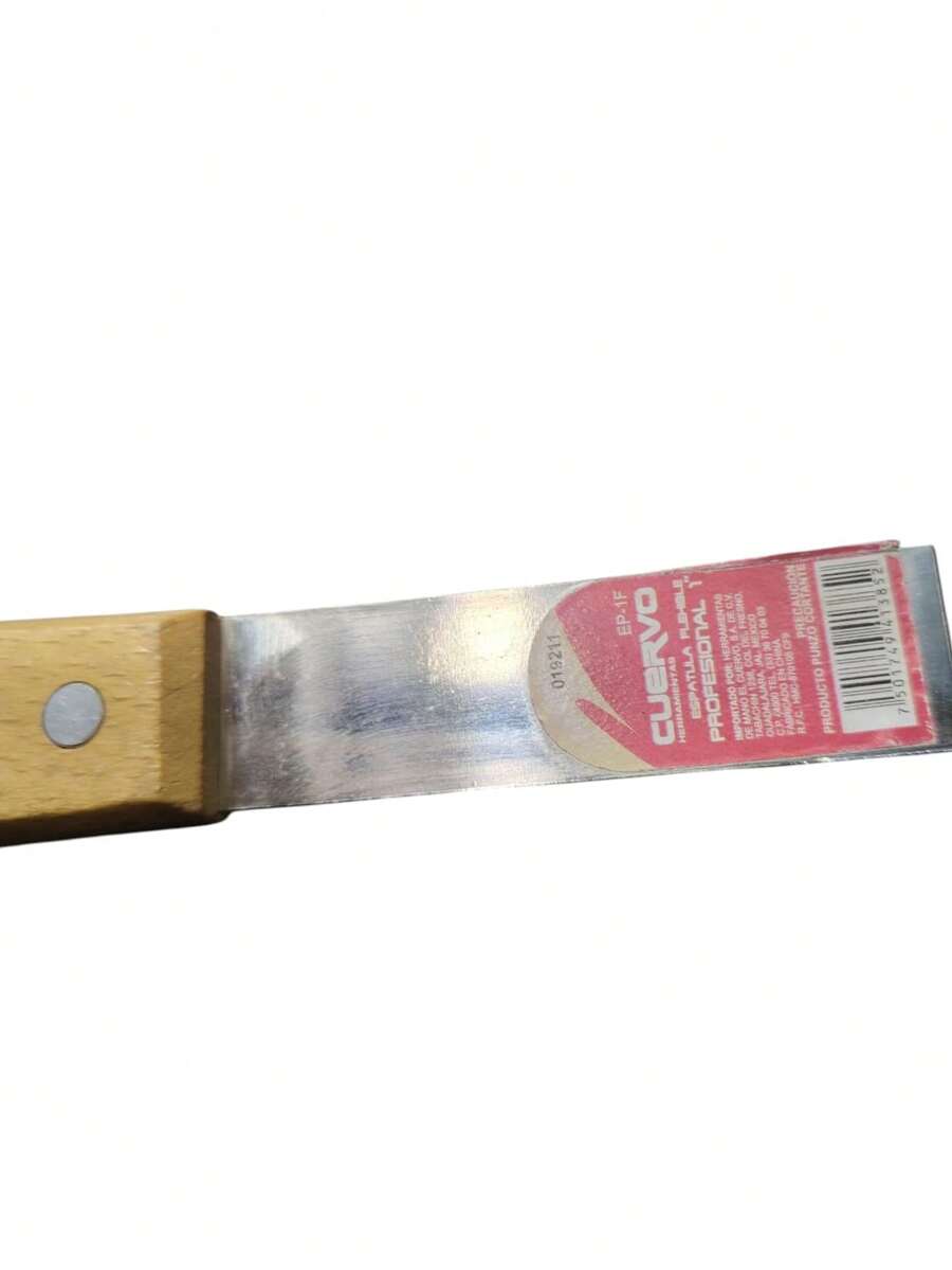 Espátula de 1 pulgada con hoja de acero y mango de madera natural, diseñada para brindar control y comodidad durante el trabajo. Ideal para aplicar, raspar o alisar masilla, pintura o adhesivos en diversas superficies. Su estructura firme y resistente facilita un acabado limpio y profesional. Perfecta para uso doméstico o profesional en tareas de mantenimiento, reparación o decoración. - Gris Claro - Ver 1