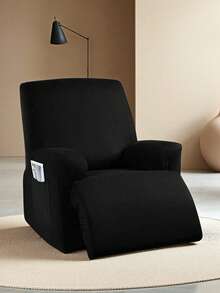 1件/2件/3件套，浅咖啡色，家居用品，牛奶丝，加厚弹力，防水防尘，耐磨猫爪纹沙发套，美式风格，适用于客厅、卧室等空间，家纺，家居用品 - 黑色 - 查看 3