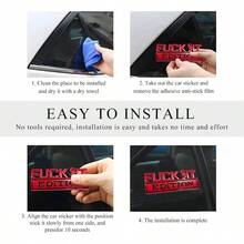 IT Edition Car Decals, Personalized 3D Metal Badges Trunk Tailgate Fenders, Universal Decorative Emblems Motorcycle, Rear, Luggage, Car Accessories Red Black - Đỏ và Đen - Xem 3