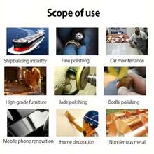 120pcs 50mm Aluminum Oxide Sanding Discs - 60-Grit Multi-Surface Abrasive Pads For Wood, Metal, Glass, Car - Compatible With Orbital Sanders, Durable & Versatile Sanding Sheets - Brown - View 5