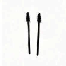 100 Stücke/50 Stücke/30 Stücke/20 Stücke/2 Stücke Einweg-Wimpernbürsten, Mascara-Bürsten, Wimpernbürste, für Wimpernverlängerungen, Augenbrauen, Lidschatten, Make-up Zubehör Set, Augenbrauenbürste, Lidschattenbürste, Bürste, Geschenke - Schwarz - Übersicht 10