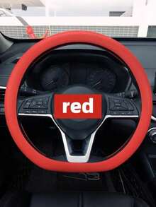 Silicone Steering Wheel Cover, All-Season Universal Thin Grip Sleeve, Lightweight Anti-Slip Anti-Sweat Car Essential - Multicolor - View 14