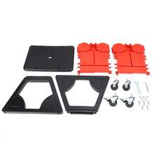 Taburete mecánico con ruedas, silla mecánica de alta resistencia, cómodas ruedas portátiles cómodas para lámina automática - Negro - Ver 1