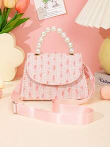 1pc Plain Metal Chain Crossbody Bag & Handbag, Suitable For Outings, Holiday Gift - Solid Color - View 2