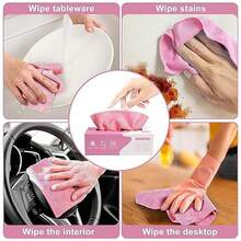 Ultra-Fine Fiber Cleaning Cloth, Boxed Reusable Cleaning Towels, Multi-Purpose Ultra-Fine Fiber Towels, Cleaning Rags And Lint-Free Wipes - Multicolor - View 5