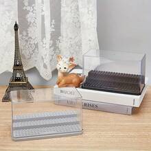 Premium Transparent Black Miniature Display Case - Dust-Proof, Snug Fit, Collector's Choice For Storing And Displaying Miniature Models. Made Of Durable ABS Resin. Miniature Display Case | Transparent Display Box | Modern Display Box, Model Display Box - Multicolor - View 4