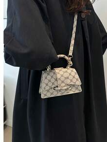 Mini Shoulder Crossbody Bag, Versatile Handbag, Lipstick & Coin Purse - Multicolor - View 2