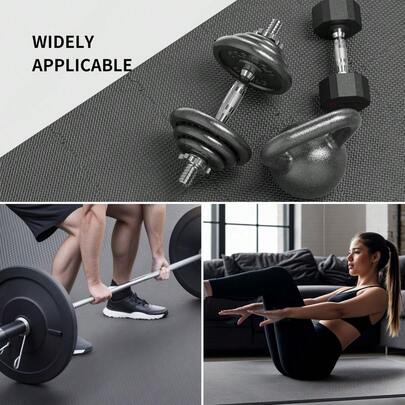 Puzzle Exercise Mat 2CM Thick, EVA Interlocking Foam Floor Tiles For Home Gym, Mat For Home Workout Equipment, Gy...