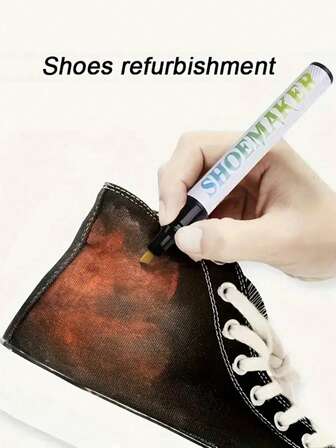 1/2/3pcs Convenient Shoe Repair Pen, Anti-Oxidation & Waterproof Black/White Shoe Color Restorer, Long-Lasting Effect, Suitable For Casual Shoes, Sneakers, Flats, Party Gift, Home Essentials