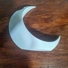 3D Printed Moon Shaped Vase - Gothic Victorian Era Moon Decorative Vase, High-Quality Plastic Tabletop Vase, Holiday Party Decoration, Creative Friend Gift, Bohemian Style Decoration | Delicate Pattern Decoration, Vase Home Decoration Room Decor Flower Vase Glass Vase