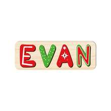 Personalized Name Puzzle, Baby Name Puzzle, Baby Boy Or Girl Early Education Toy, 3D Letter Puzzle Toy, Wooden Letter Puzzle, Baby 1st Birthday Gift, Wooden Puzzle, Personalized Gift, Birthday Gift, Customized Wooden Puzzle Toy, Anniversary Gift, Building Block Gift Set - Red and Green - View 15