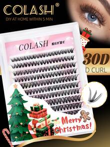 Colash 8-16 mix, Juego de múltiples piezas Rizo: C/D Imitación de piel de visón artificial hecha a mano Injerto de pestañas finas súper ligeras resistentes al agua Pestañas en forma de abanico gruesas y rizadas de larga duración Adecuado para pestañas naturales de anime, regalo para mujeres y niñas Racimos de pestañas, racimos de pestañas, pestañas individuales, pestañas, pestañas postizas, regalos para mujeres, regalos de Navidad. - vistoso - Ver 9