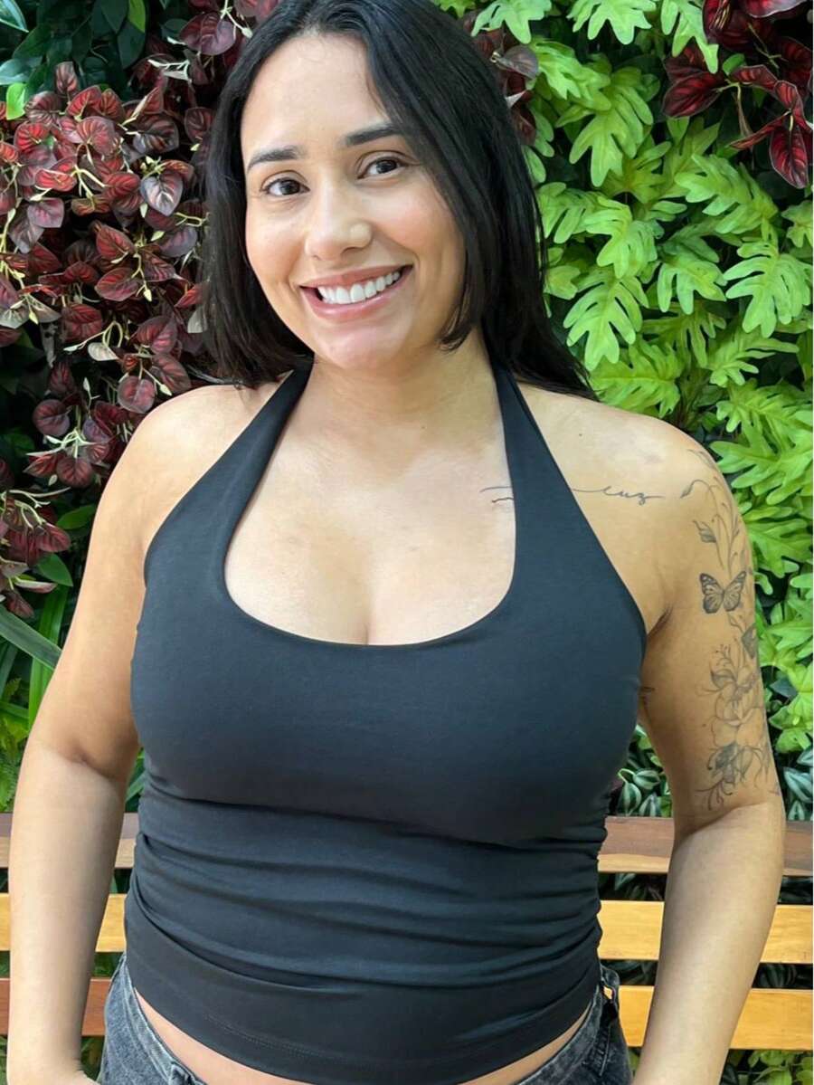 Cropped Feminino Frente Único Básico Versatil