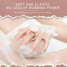 2 in 1 Sunflower Bath Ball, Exfoliating Bath Sponge Cleaning Brush with Suction Cup Women Men 2PCS B - 2 piezas A - Ver 6