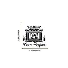 50张彩色墨水染色圣诞贴纸 卡通透明PET贴纸 笔记本电脑行李箱吉他日记本防水贴纸 - 彩色 - 查看 9