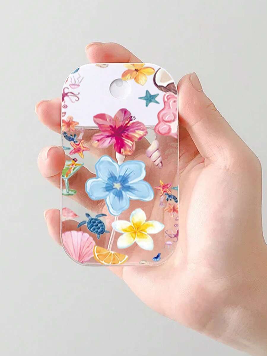 1pc New Fashion High-End Lily, Jellyfish, Starfish Nano Perfume Refillable Spray Bottle, Stylish & Versatile