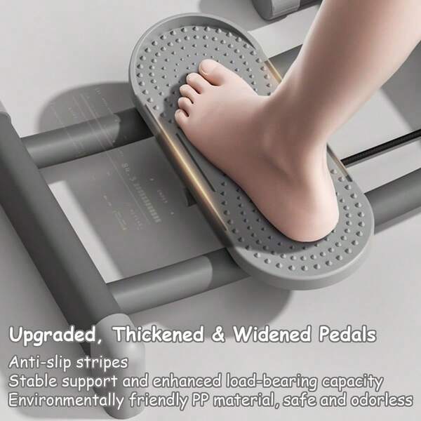 Thigh Strength Trainer, Ski Machine For Home Fitness, Legs Workout Machine With Silent Sliding &Amp; Foldable Design,...