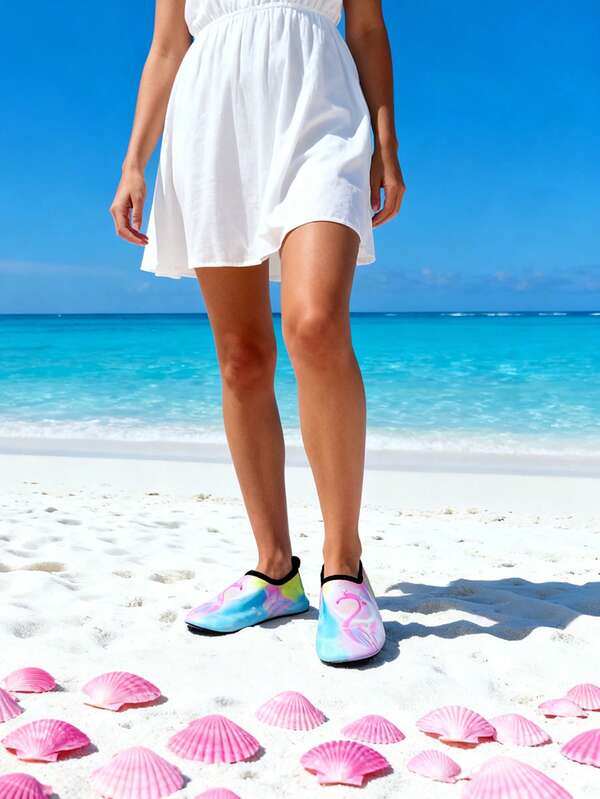 Breathable Slip-Resistant Women's Barefoot Shoes & Casual Vacation Women's Seaside Surfing Water Shoes