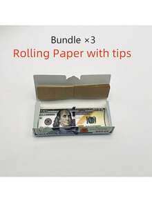 高品质粉色卷烟纸+滤嘴 - 慢燃，尺寸可调节，是送给吸烟者的完美礼物，适合家庭、餐厅、圣诞节、生日、单身派对、万圣节等各种派对场合，尺寸：4.33英寸 x 1.77英寸