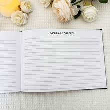 In Loving Memory Funeral Guest Book - 100 Pages With Pen & Storage Box - Hardcover Memorial Book With Message Line  For Email, Name And Address- For Funeral Services,Celebration Of Life Or Memorial Service(Black) - Black - View 9