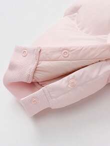 mini bala Baby Down Snowsuit, Thick Triple-Proof Fabric, 2025 New Warm Style - White Red - View 8