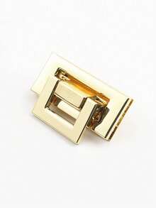 DIY Handbag Square Buckle, Metal Lock Clasp, Handbag Accessories, Suitable For Handbags, Shoulder Bags, Wallets, Luggage Hardware Accessories, Insertion Lock, Gold And Silver Metal Buckle Rings, Handbag Buckle, Shoulder Buckle, Button, DIY Wallet Box Handbag Accessories, Luggage Metal Lock Clasp - Multicolor - View 9