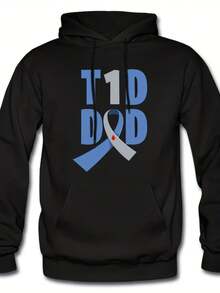Diabetes Hoodie. Diabetes Gift. T1D Hoodie. T1D Gift. Dad Hoodie. Dad Gift. T1D Dad Hoodie. T1d Dad Gift. Medical Hoodie #OH1366,Autumn/Winter Hoodie Autumn Set - 款式30 - 查看 1