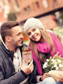 24pcs Valentine's Day Greeting Cards, Valentine's Day Candy Bags Set, Fun Valentine's Day Exchange Cards, Cute Candy & Sweets Gift Bags, Suitable For School Exchange Parties, Valentine's Day Gifts, Mason Jar Valentine's Day Cards, Valentine's Day Cards, Valentine's Day Decorations, Valentine's Day Gifts - Multicolor - View 9