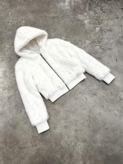 Men Loose Fit Faux Fur Coat, Vintage, Winter, Fall