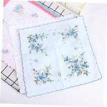 LIFKOME Toalla De Algodn Pauelo Pequeo Diseo Floral Para Hogar y Viaje - inicial - Ver 9