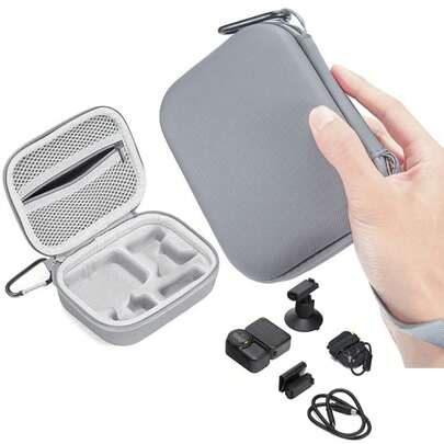 适用于 OSMO Nano 相机配件收纳包 PU 手提包 带腕带的旅行包 适用于标准版