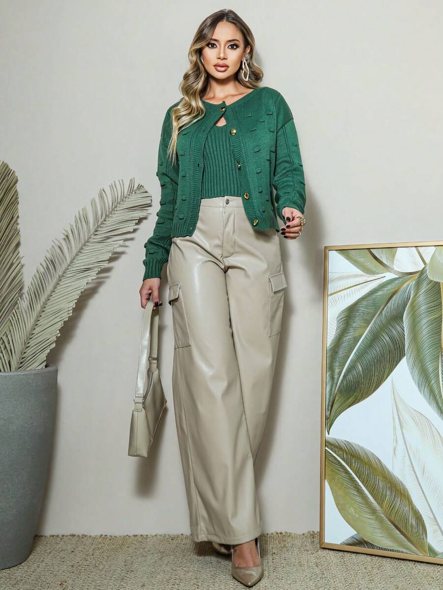 Women Coats - 軍綠色 - 查看 1