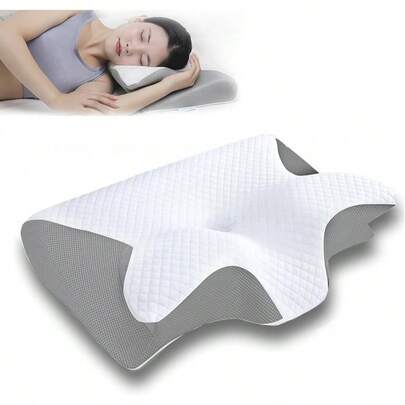 Premium Pillow Side Sleeper Adults, New Neck Pillow Sleeping, Side Sleeper Pillow, Cervical Foam Pillow Contour Pillow Neck And Shoulder