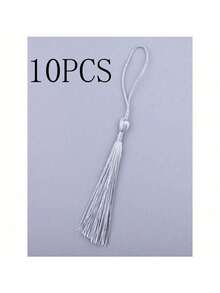 10个/100个手工小流苏吊坠装饰，流苏配饰，可用于衣服、包包、书签等。