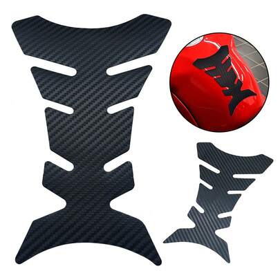 2PCS Universal Motorbike Motorcycle Carbon Tank Scratch Protector 3D Sticker Pad