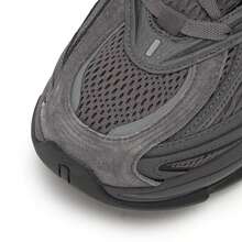 XTEP 男士轻便缓震跑步鞋，休闲通勤鞋，Basque II 代，舒适日常通勤运动鞋，烟灰色/煤黑色 - 煙墨灰/煤黑 - 查看 7