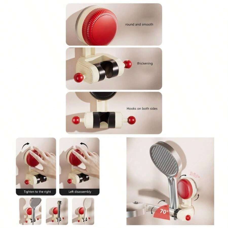 Shower Head Racks - Rot - Übersicht 1