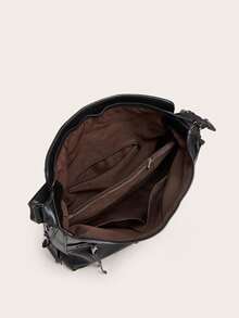 时尚百搭高品质单肩包 - 黑色 - 查看 3