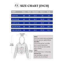 Women's Sequin Zip-Up Hooded Jacket With Ribbed Hem And Long Sleeves For Party Wear - Royal Blue - View 7